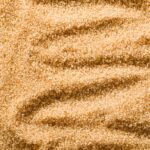 a sandy area with a small amount of sand